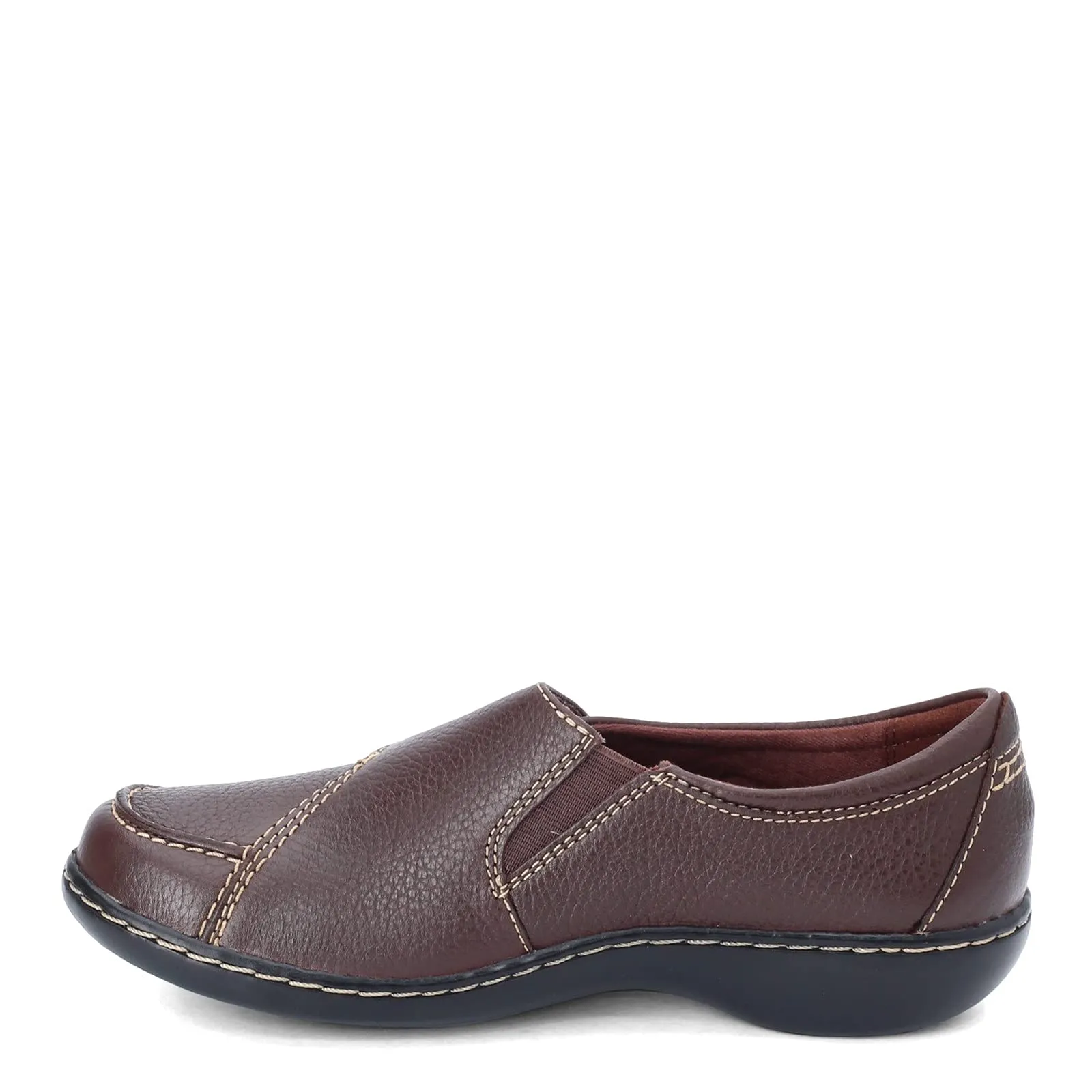 Clarks Women's Ashland Lane Q Slip-On Loafer, Redwood, 7.5 M US