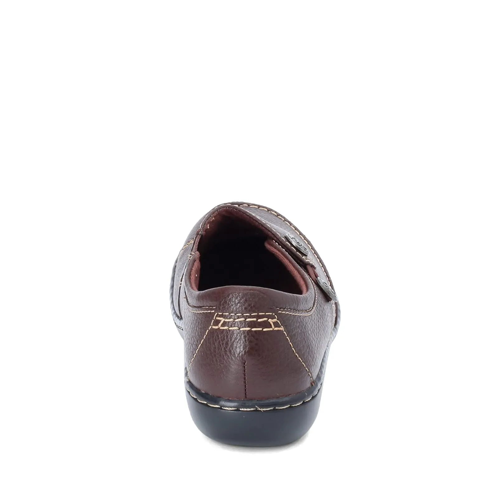 Clarks Women's Ashland Lane Q Slip-On Loafer, Redwood, 7.5 M US