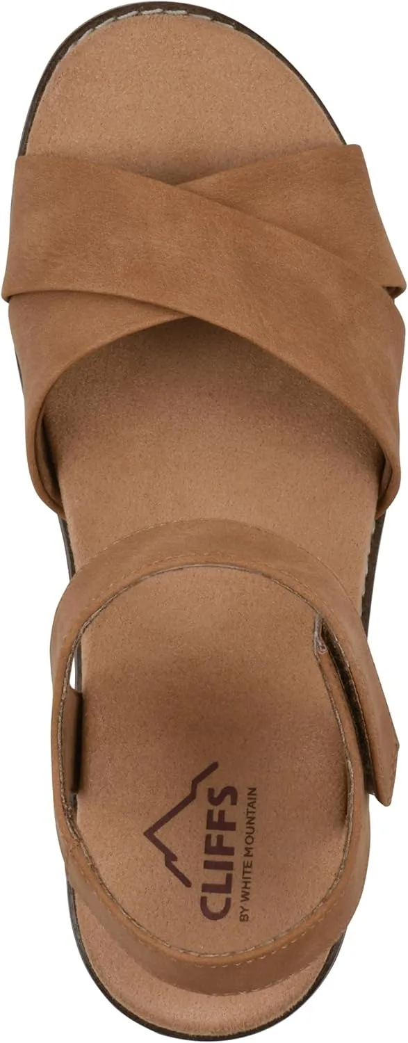 CLIFFS BY WHITE MOUNTAIN Women's Tinna Cork Wedge Sandal