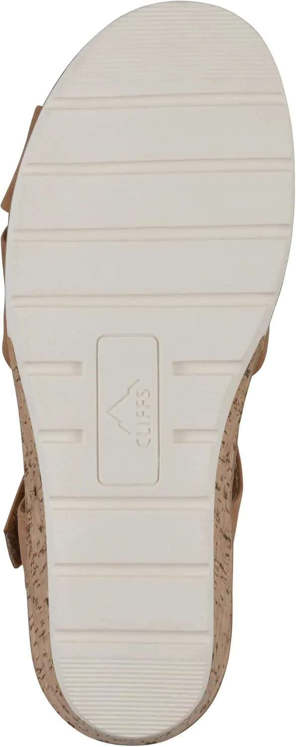 CLIFFS BY WHITE MOUNTAIN Women's Tinna Cork Wedge Sandal