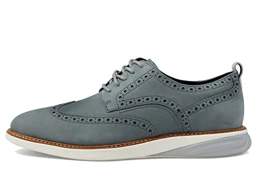 Cole Haan Grand Evolution Shortwing Stormy Weather Nubuck/Ivory 11.5 D (M)