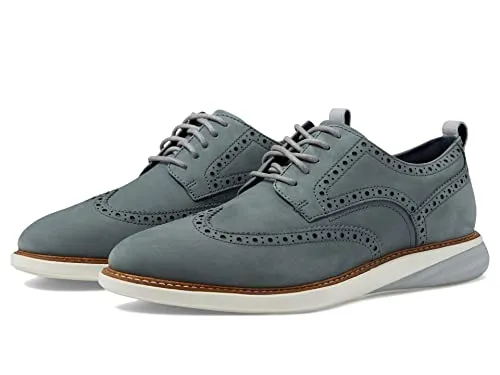 Cole Haan Grand Evolution Shortwing Stormy Weather Nubuck/Ivory 11.5 D (M)