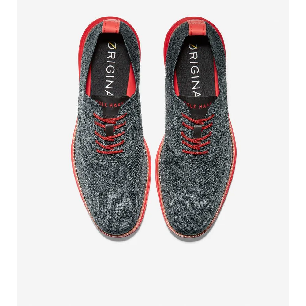 Cole Haan ØriginalGrand Stitchlite Oxford Black- Grey Pinstripe