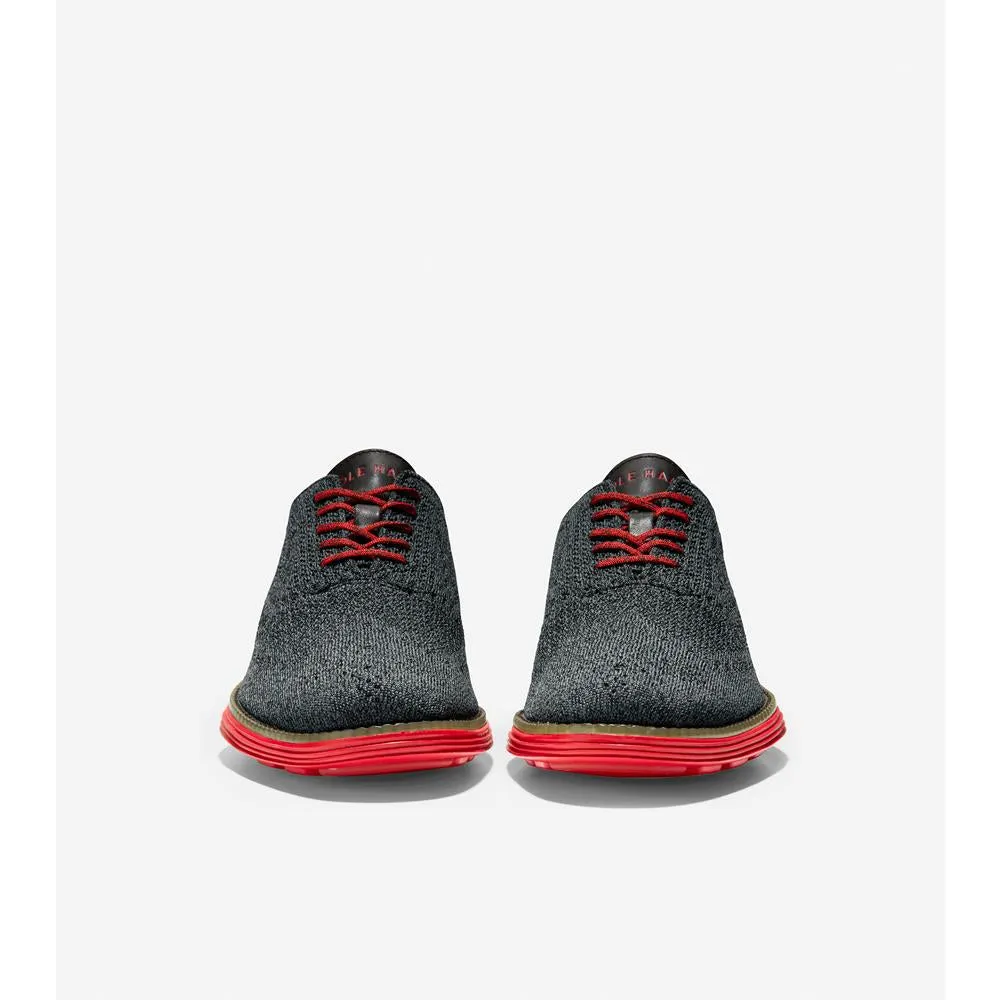 Cole Haan ØriginalGrand Stitchlite Oxford Black- Grey Pinstripe