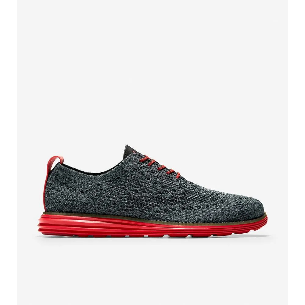 Cole Haan ØriginalGrand Stitchlite Oxford Black- Grey Pinstripe