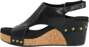 Corkys Footwear Womens Carley Wedges, Featuring Corkys EVA Foam Cushioned Insoles, A 2.5 Inch Heel, Lightweight For All Day Wear, And Hook And Loop Closure