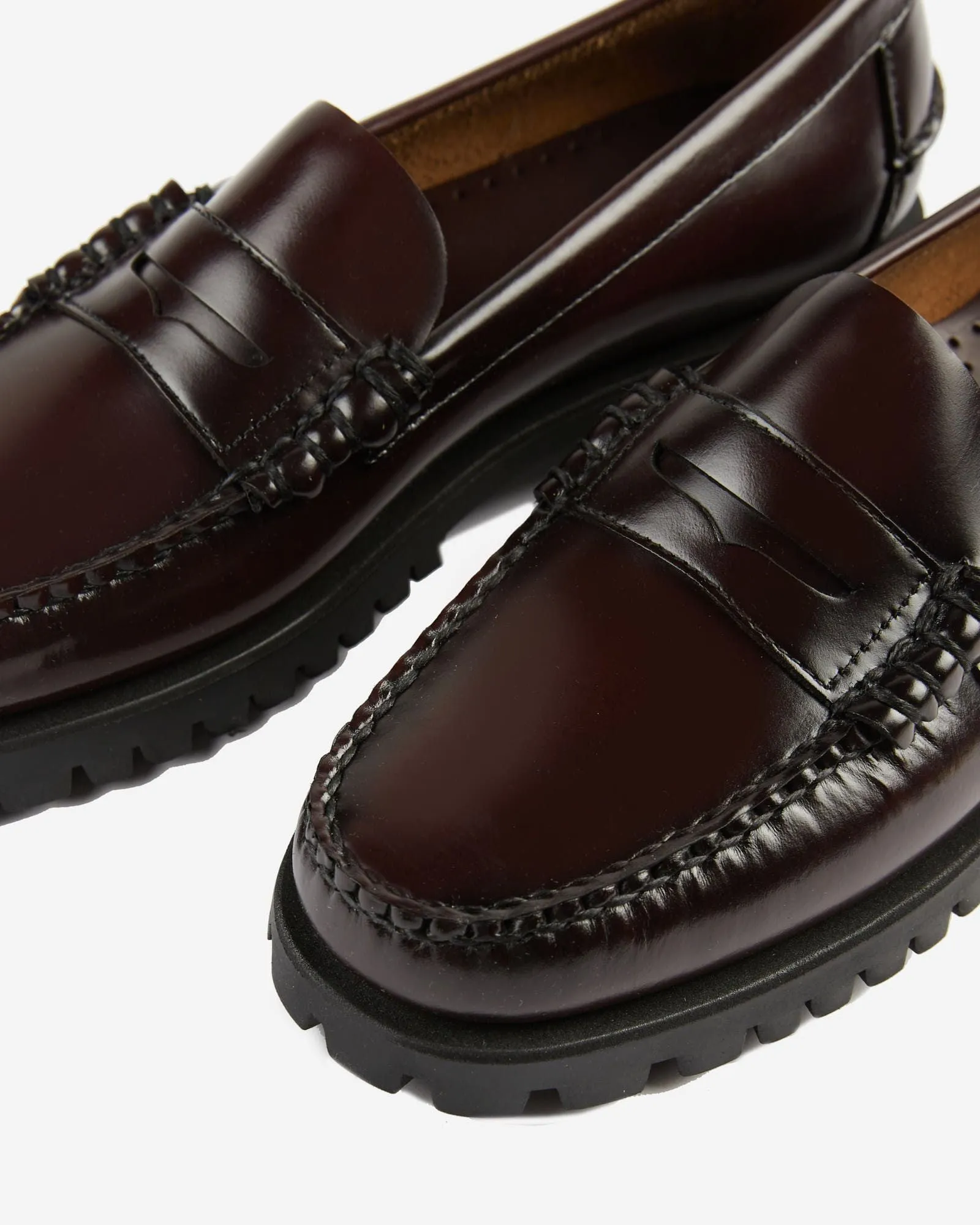 Dan Lug leather moccasins