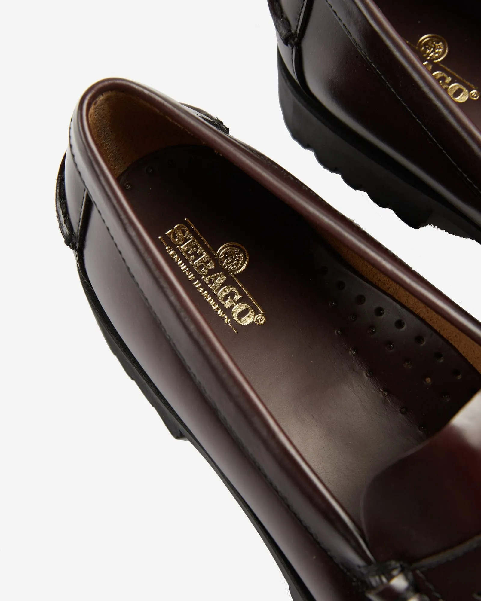 Dan Lug leather moccasins