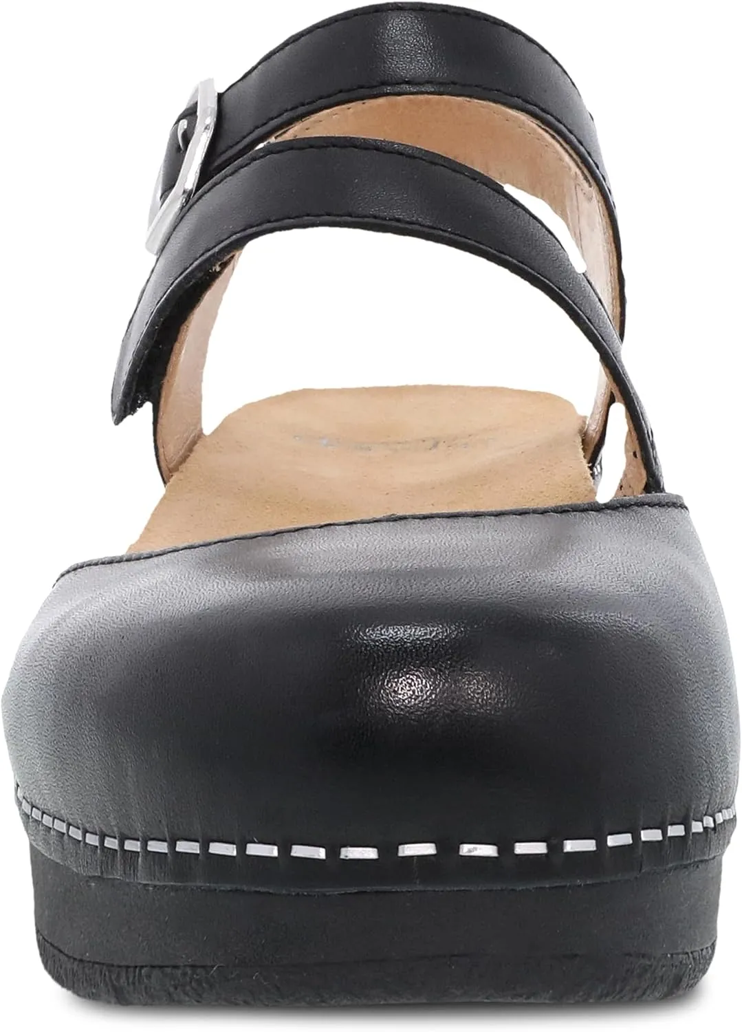 Dansko Rissa Closed Toe Sandal for Women - Unique and Stylish Shoe with Recycled Textile Linings and Leather Uppers - All-Day Legendary Comfort