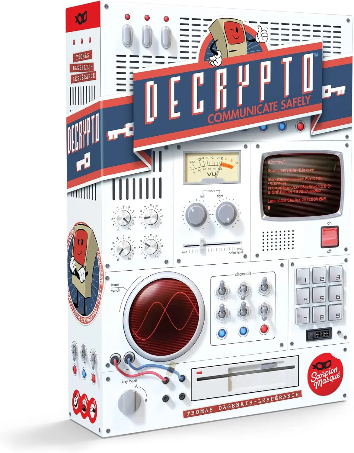 Decrypto | Deduction Party Game | #2 Party Game on BoardGameGeek | Great for Teens and Adults | Ages 12  | 3 to 8 Players | 15 Minutes