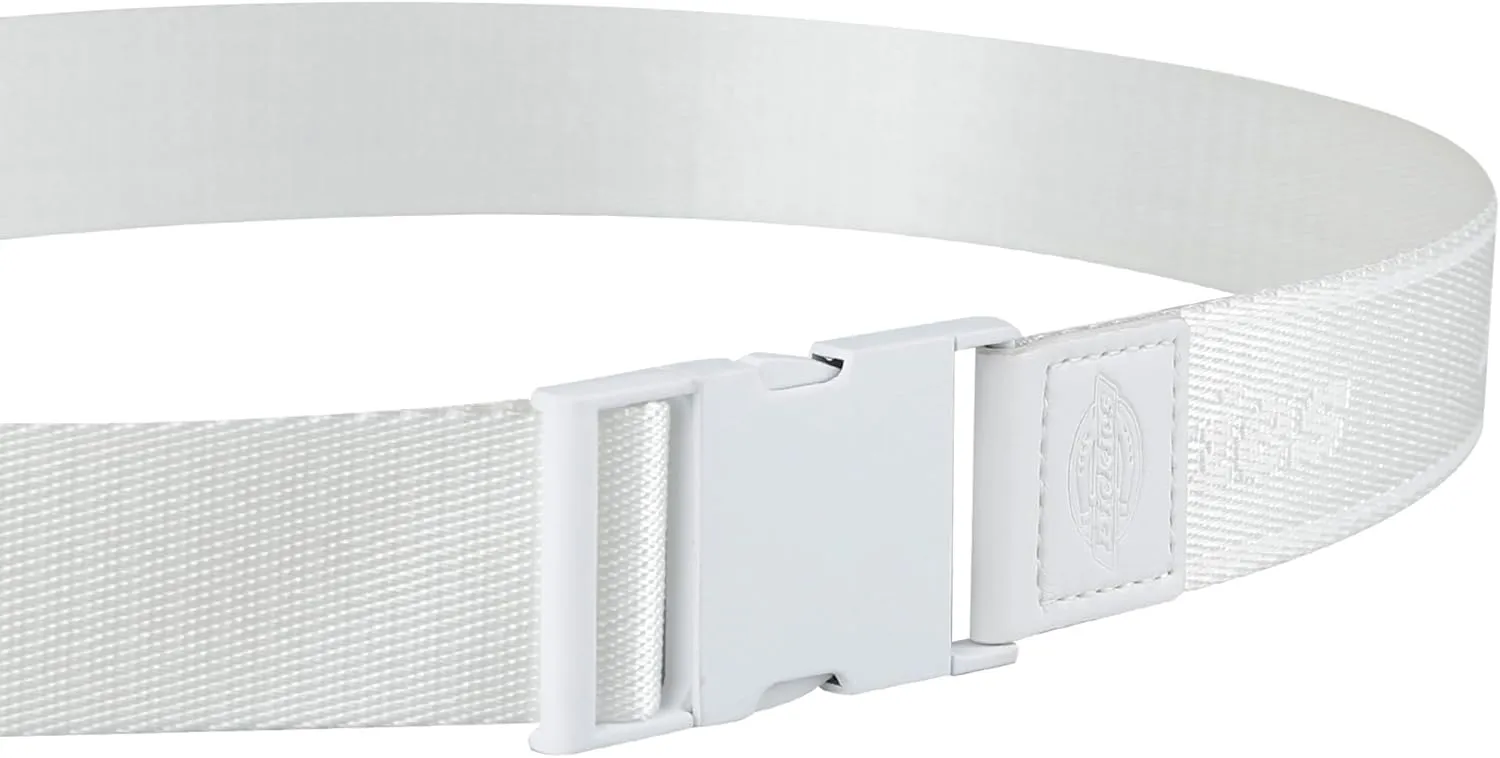 Dickies Women's Adjustable Fit Fabric Web Streetwear Belt with Speed Clip Buckle