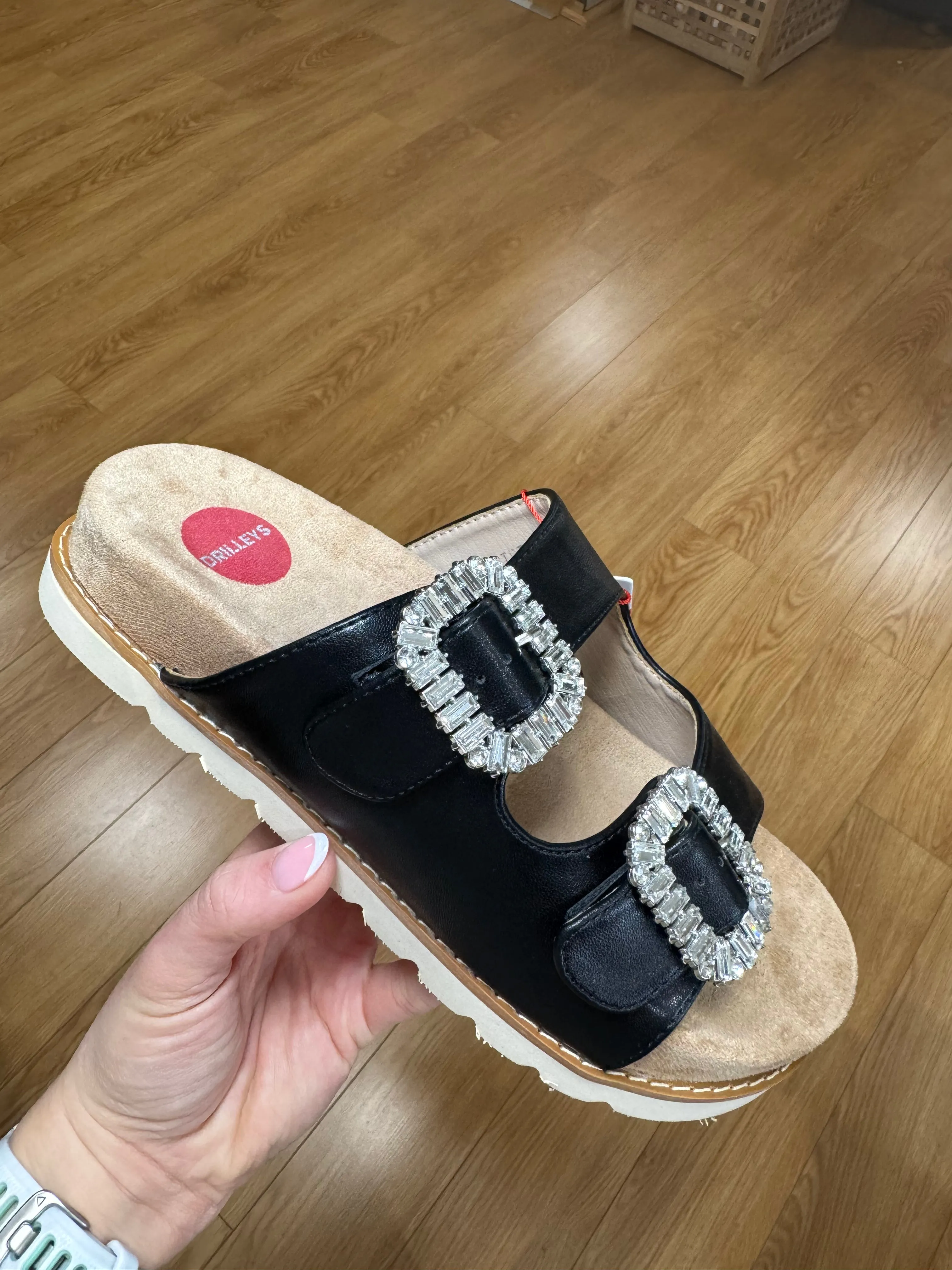 Drilleys Fifty One Black Sandal