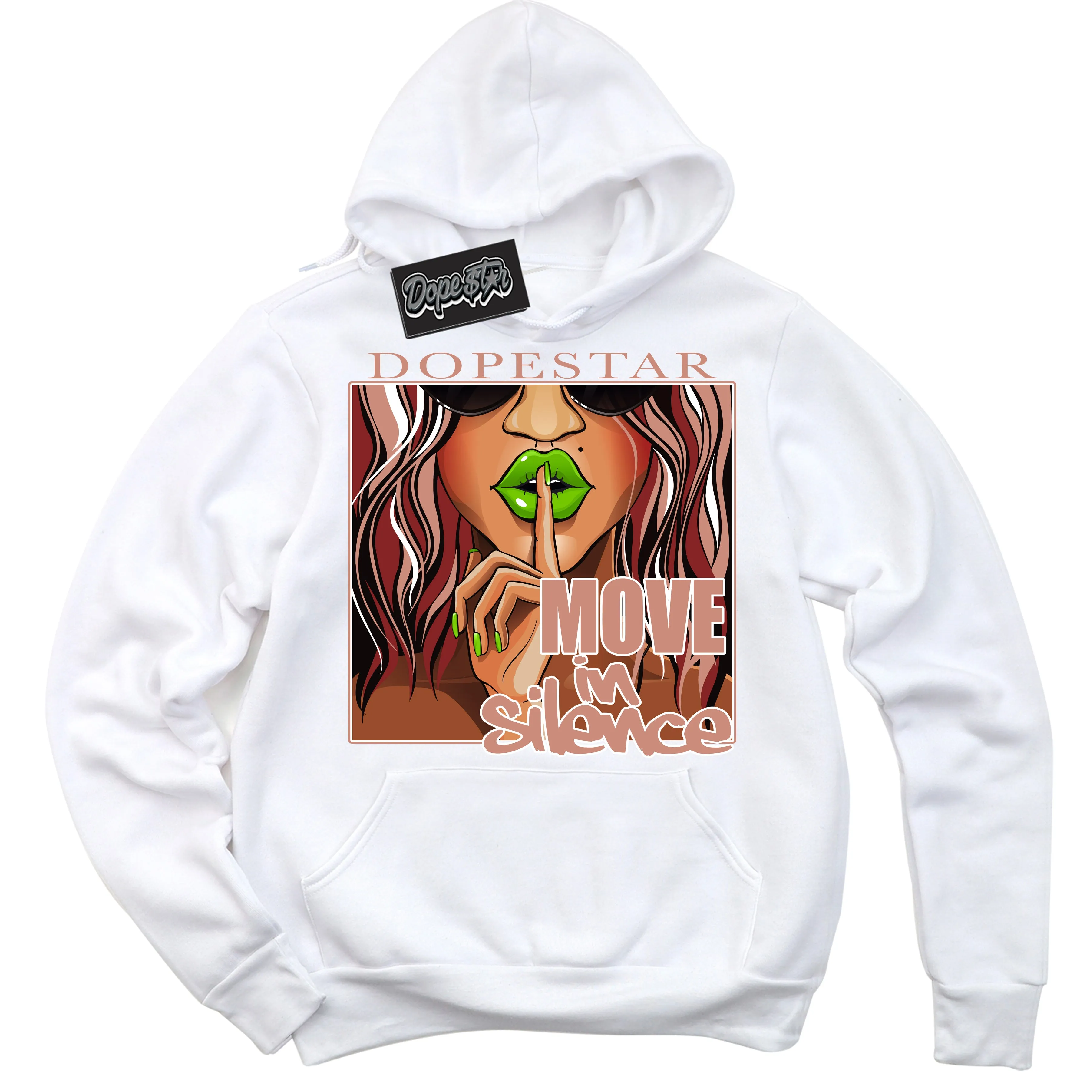 Dune Red 13s Sneaker Hoodie Move In Silence Graphic