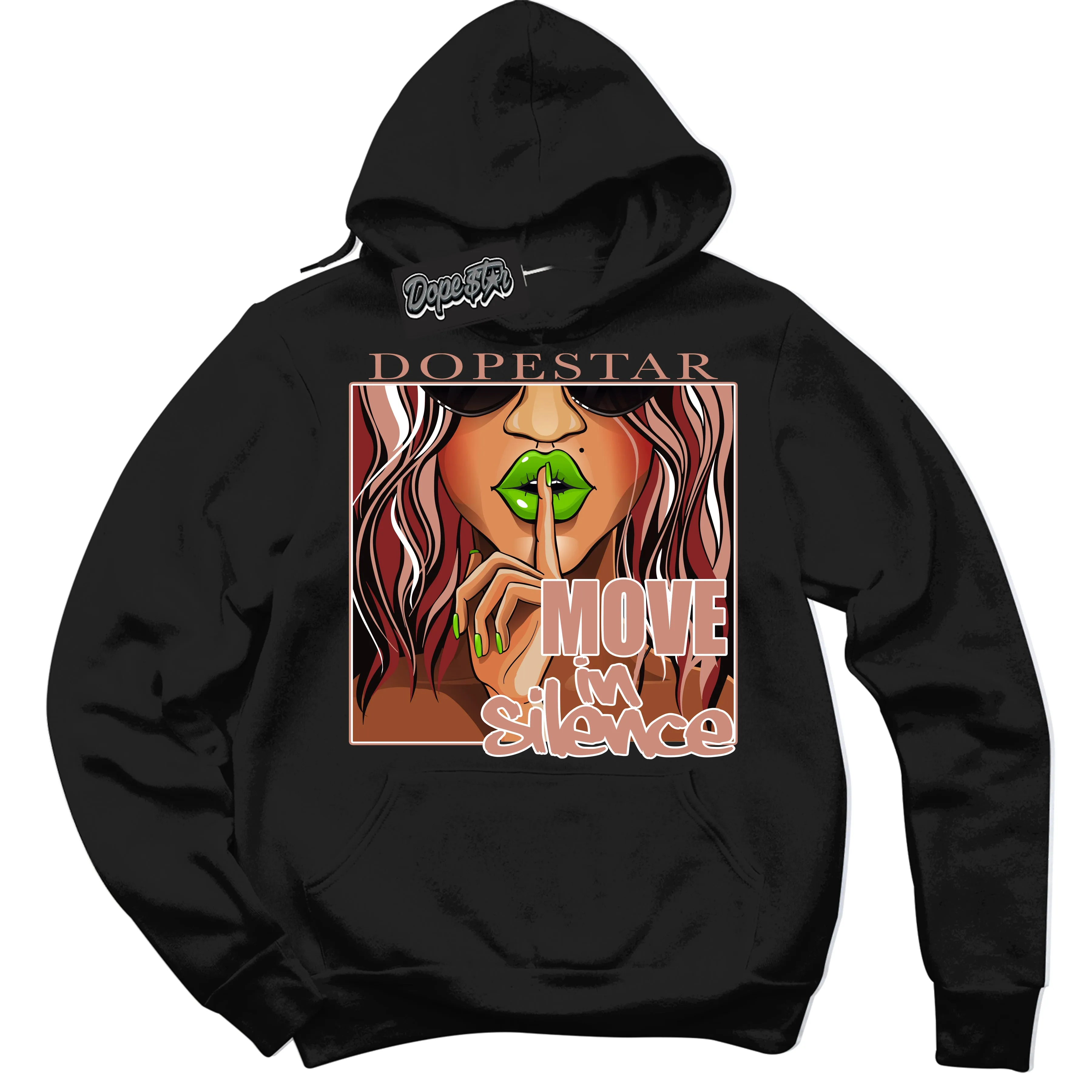 Dune Red 13s Sneaker Hoodie Move In Silence Graphic