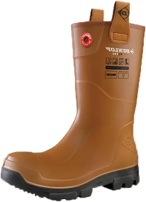 DUNLOP Men's Protective Footwear, Lj2hx42, Purofort Rigpro Full Safety Industrial and Construction, Slip Resistant, Comfortable, 100% Waterproof