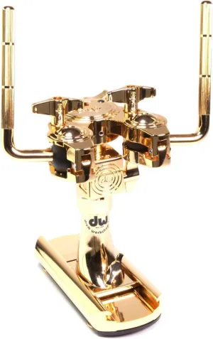 DW DWCP9900BDGD Bass Drum Double Tom Mount Gold