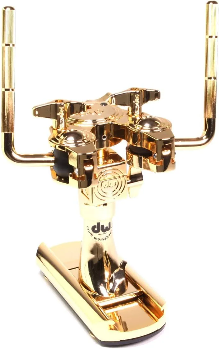 DW DWCP9900BDGD Bass Drum Double Tom Mount Gold
