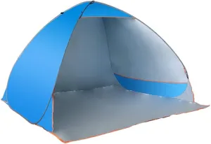 Easy to Assemble Automatic Instant Pop Up Tent Anti UV Waterproof Rain- Proof for Fishing Beach Camping Hiking 4 Person
