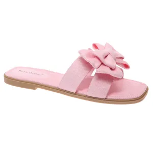 Empress Pink Bow Sandals