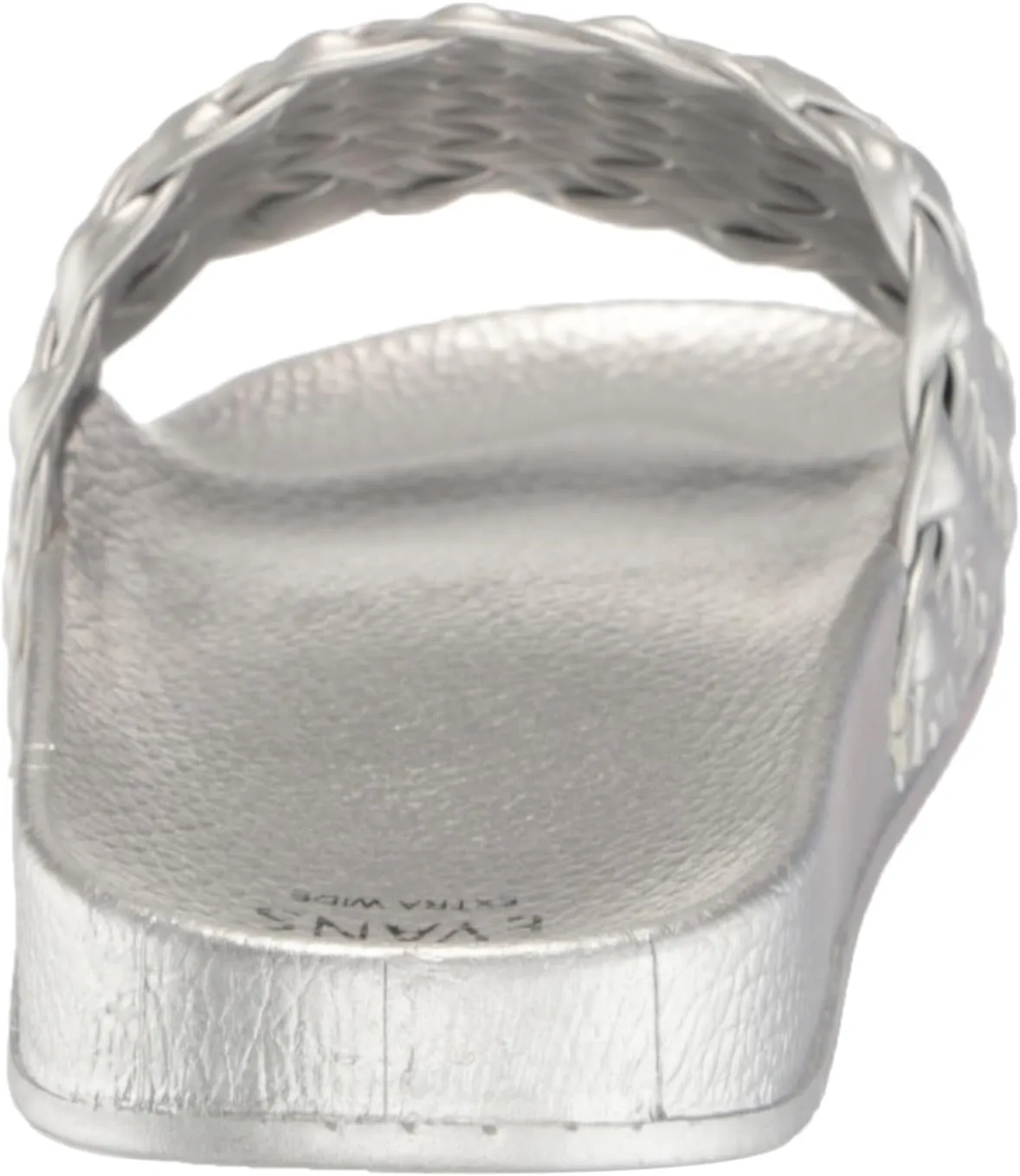 EVANS Women's Sandal Slide Plait Silva