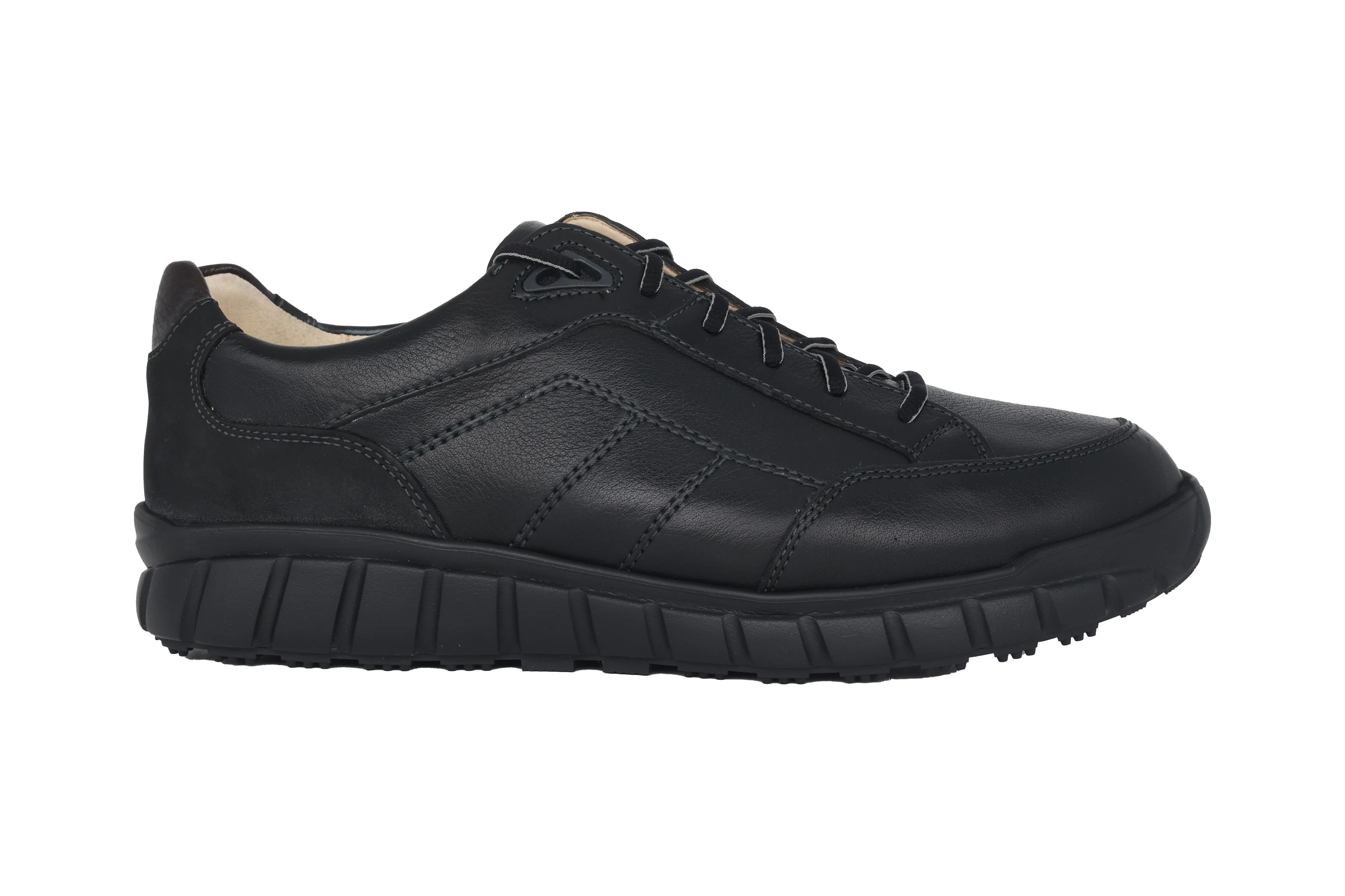 'Evo' men's wide fit (H) shoes - black