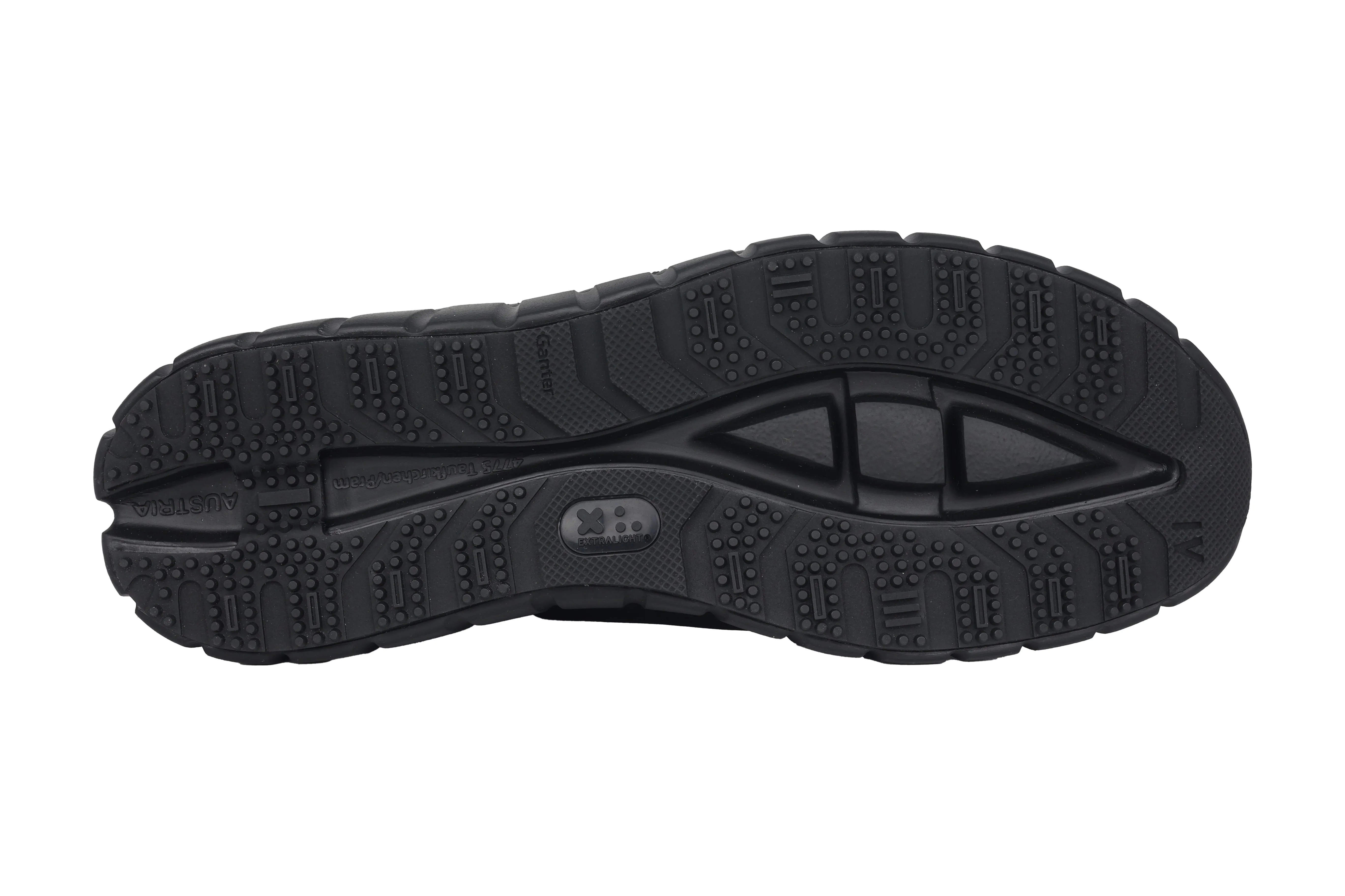 'Evo' men's wide fit (H) shoes - black