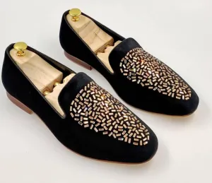 Fashion Wedding Revert Moccasins For Men's High Quality Slip On Flat Loafer-Unique and Classy