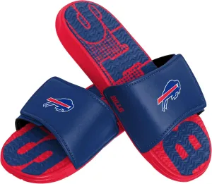 FOCO Buffalo Bills NFL Mens Gradient Wordmark Gel Slide - S