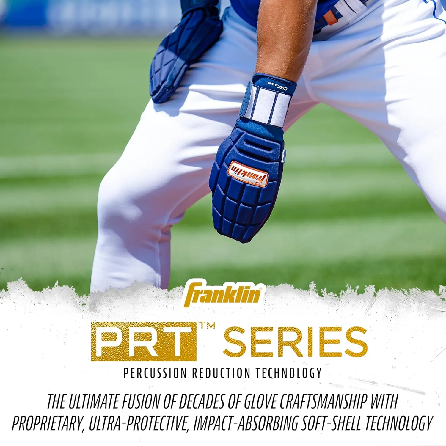 Franklin Sports MLB Baseball   Softball Sliding Mitt - CFX PRT Adult   Youth Protective Baserunning Sliding Gloves - Left   Right Hand Mitt - Hand   Wrist Protector for Running - Kids   Adults Sizes