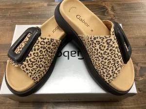 Gabor 63.751.32 Leopard Slide sandal