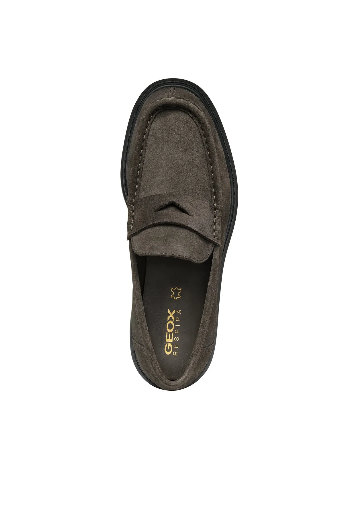 Geox Erkek Vizon  U Spherica Ec7 Süet Deri Maskülen Loafer