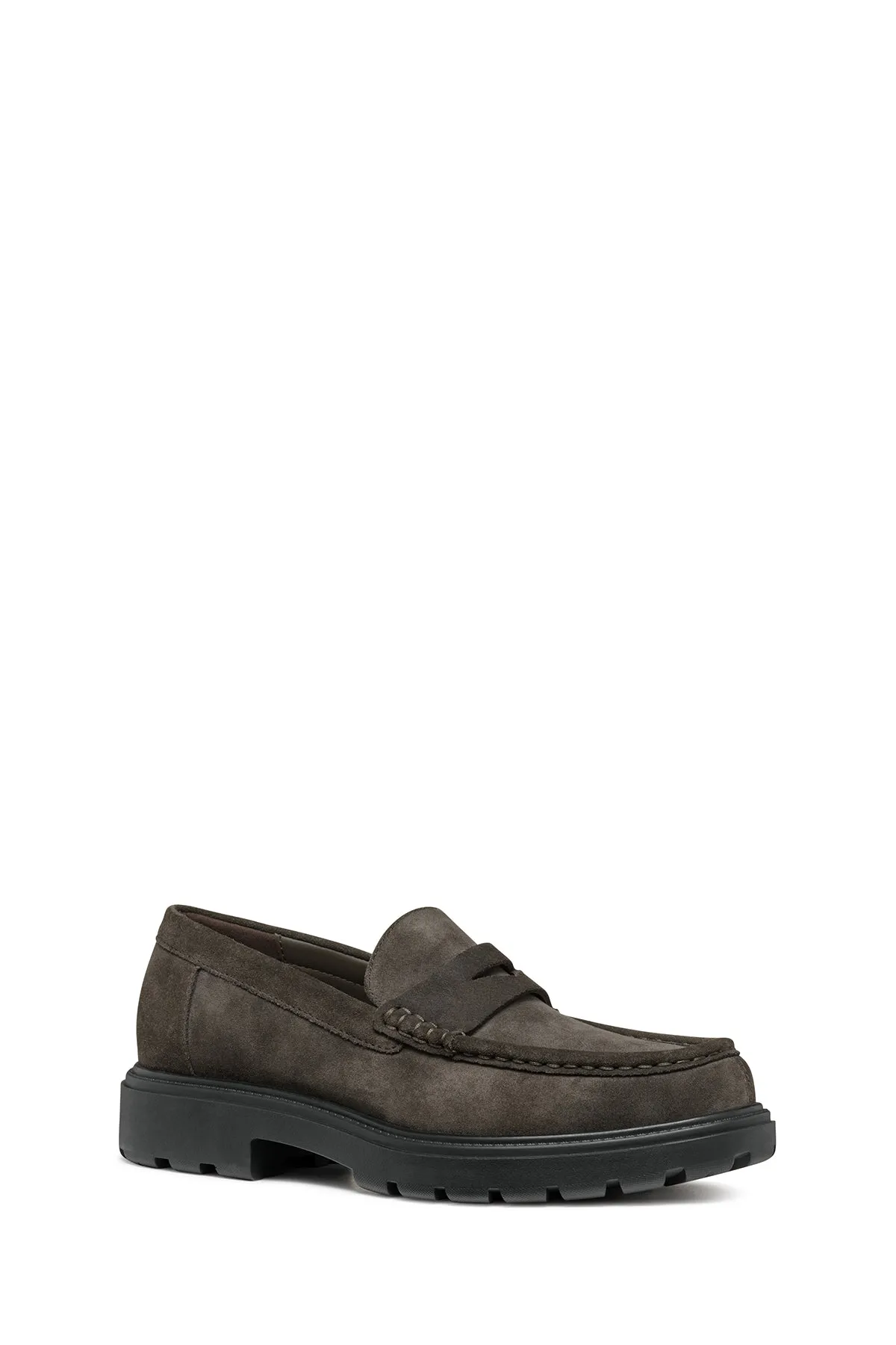 Geox Erkek Vizon  U Spherica Ec7 Süet Deri Maskülen Loafer