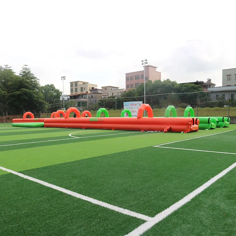 Green PVC Inflatable Slip N Slide Water Slide Adventure