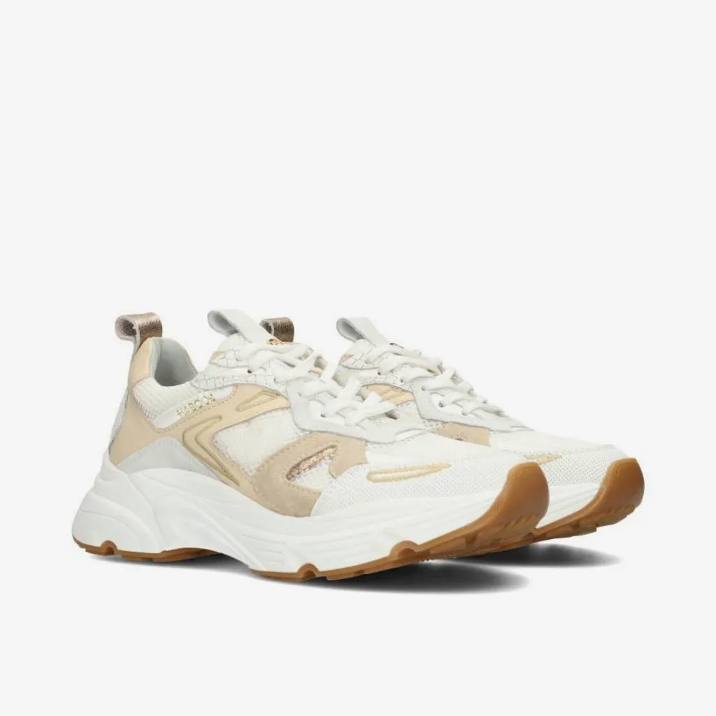 HABOOB OLIVIA Sneaker -  White / Beige / Rose Gold