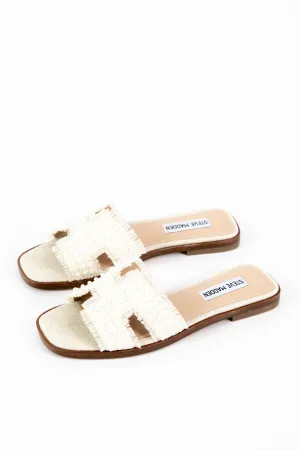 Hadyn Slide Sandal, Pearl | Steve Madden