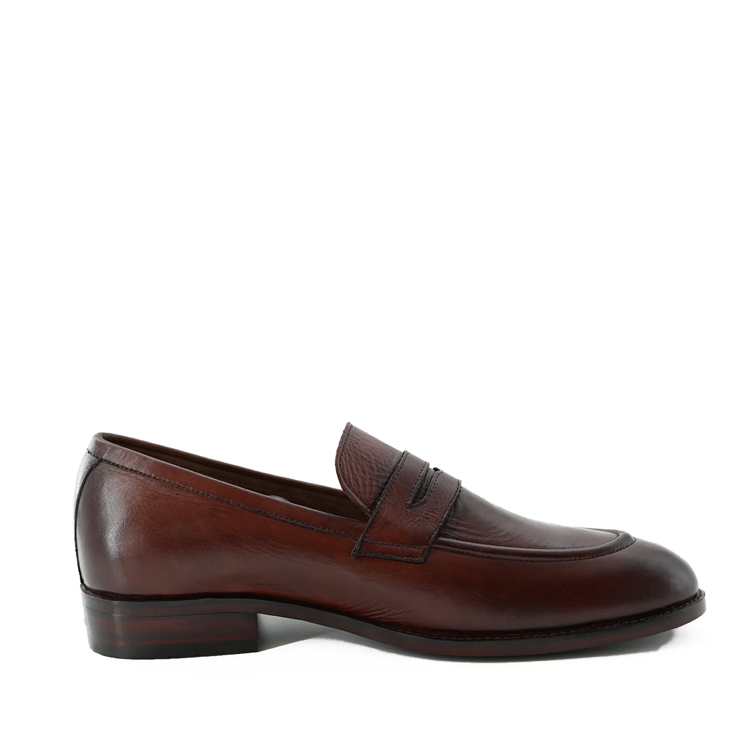 Handmade Moc-Toe Slip-On Full-Grain Leather Loafers