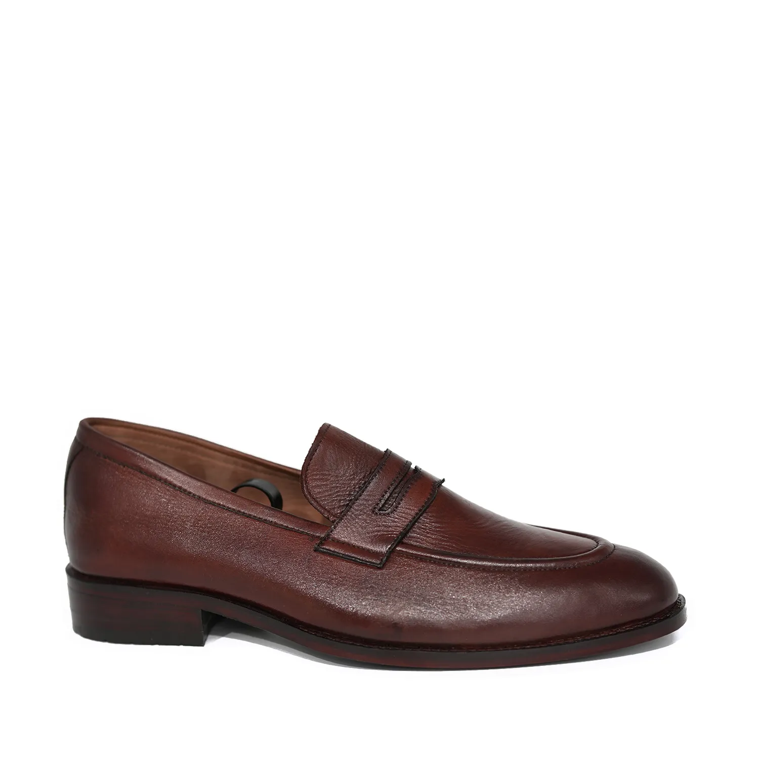 Handmade Moc-Toe Slip-On Full-Grain Leather Loafers