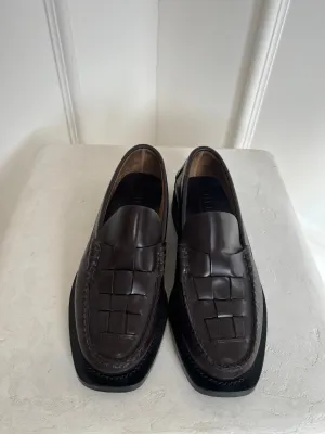 Hereu Interwoven Detail Slip-on Loafer Brown, 39