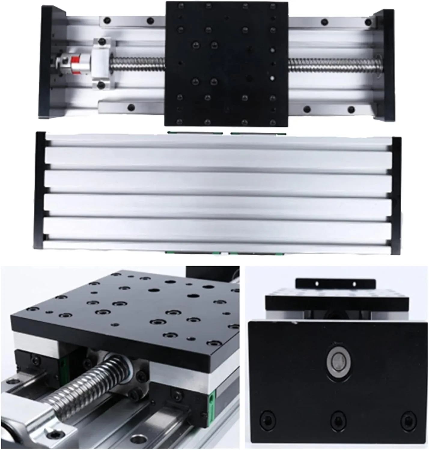 Hinge, Linear Guide GBX Series, 150 Heavy-Duty Double-Track Precision Ball Screw Slide Table Linear 20 Square Track CNC Module(86-4.5nm)
