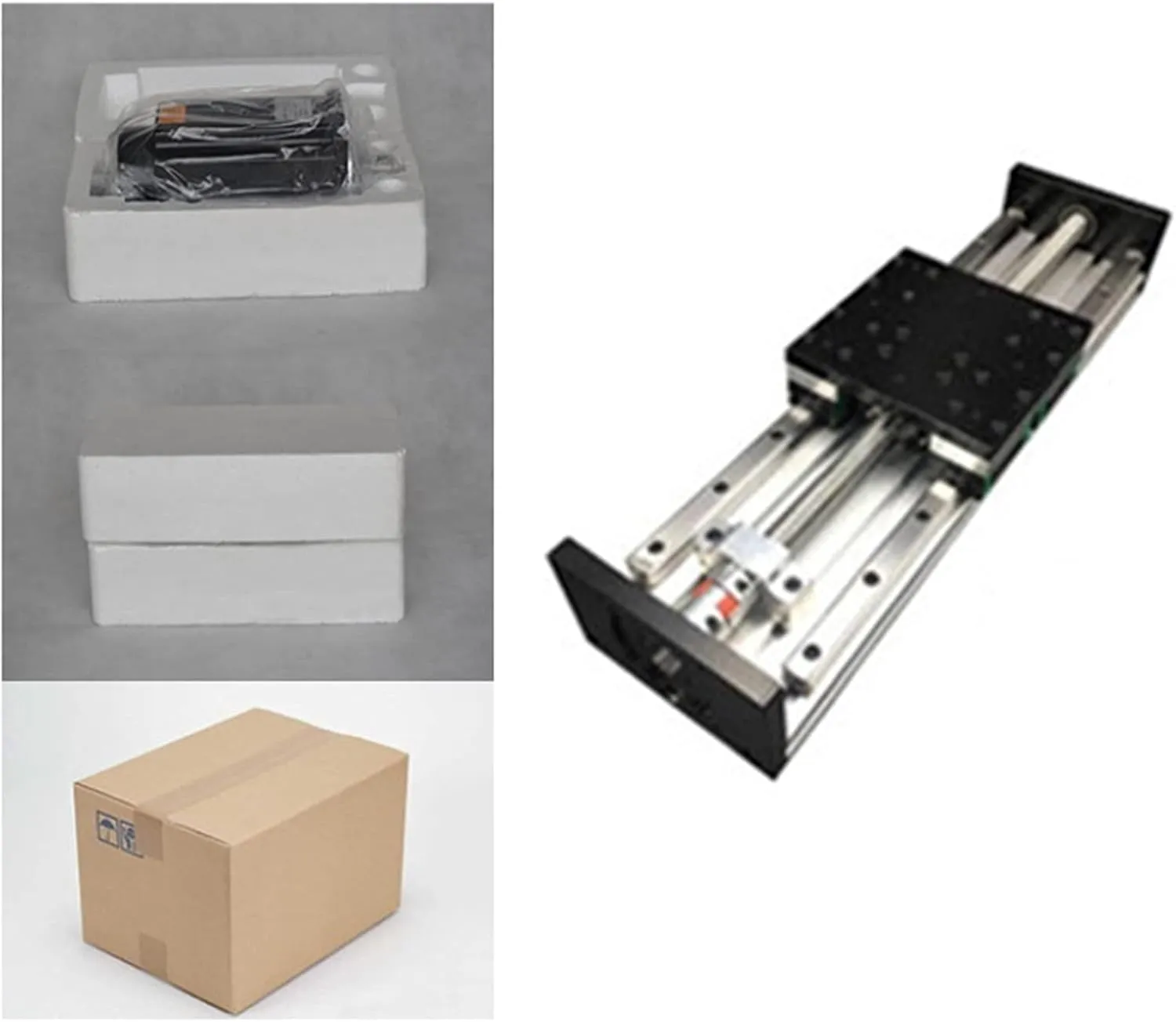 Hinge, Linear Guide GBX Series, 150 Heavy-Duty Double-Track Precision Ball Screw Slide Table Linear 20 Square Track CNC Module(86-4.5nm)