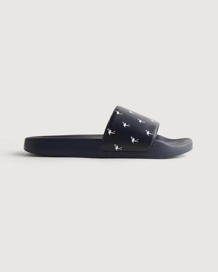 HOLLISTER | FLAMINGO PATTERN SLIDE