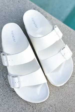 HOLSTER AUSTRALIA - SUNDREAMER SLIDES - WHITE