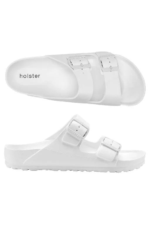 HOLSTER AUSTRALIA - SUNDREAMER SLIDES - WHITE