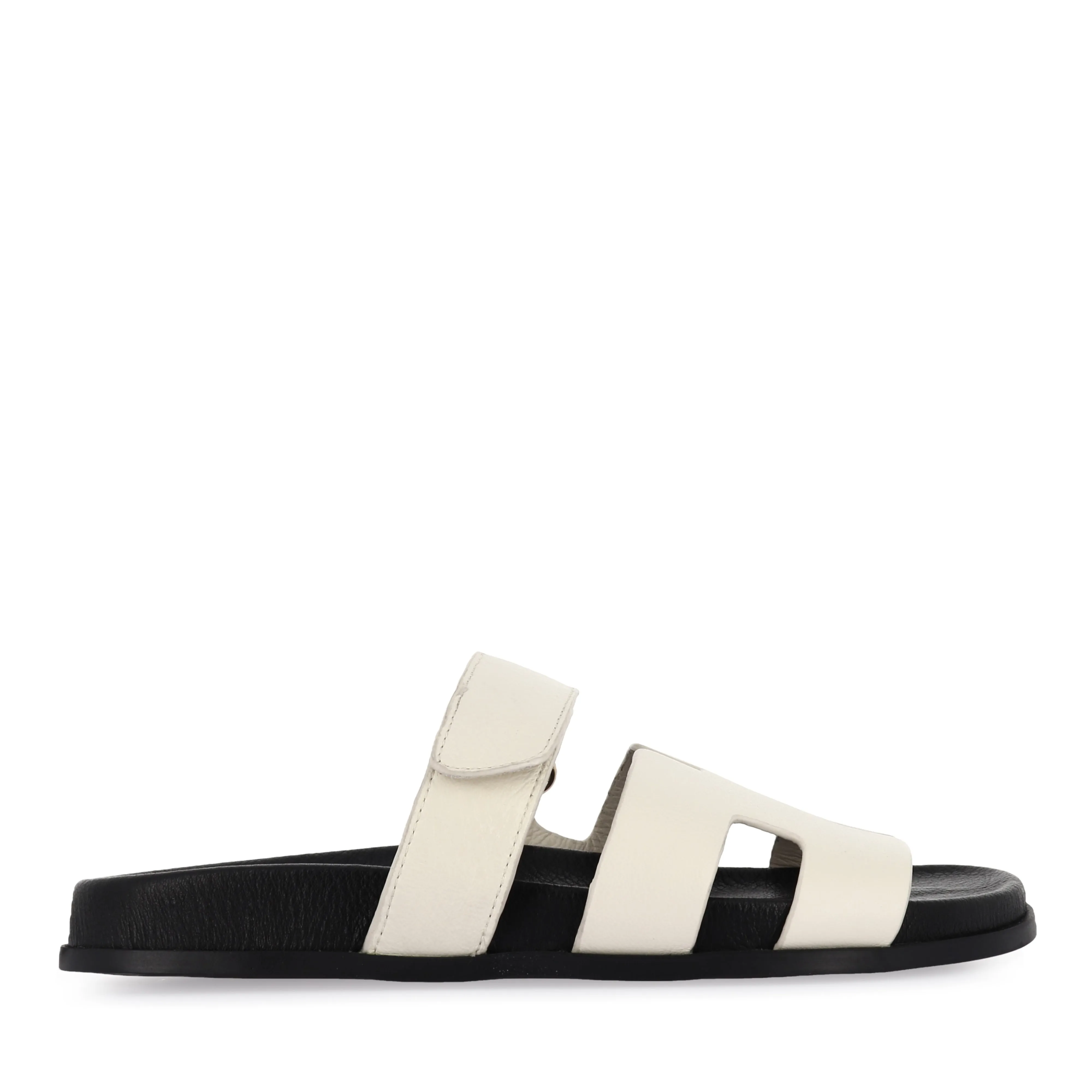 HOPES - CREAM BLACK LEATHER