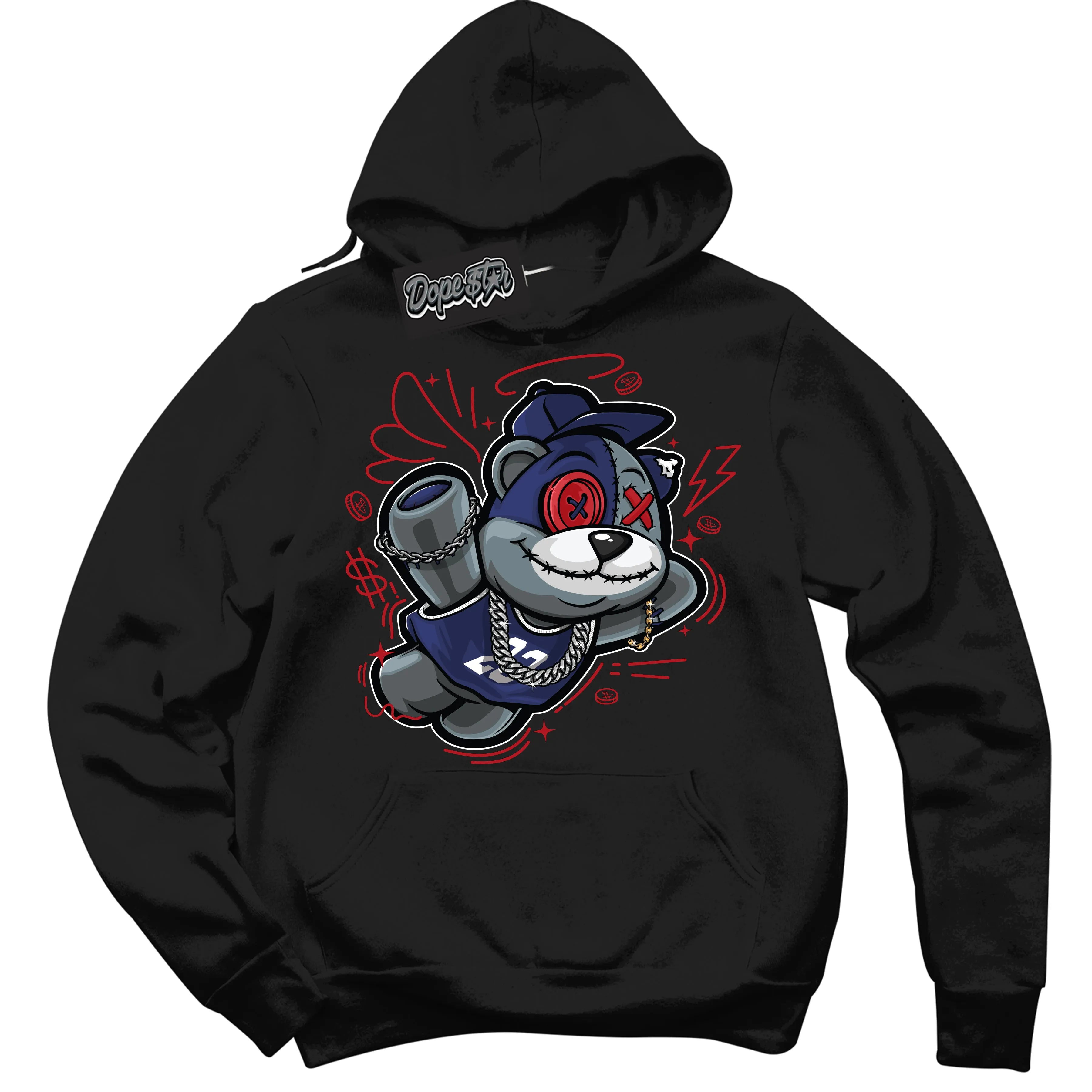 Howard University 1s Sneaker Hoodie Slam Dunk Bear Graphic