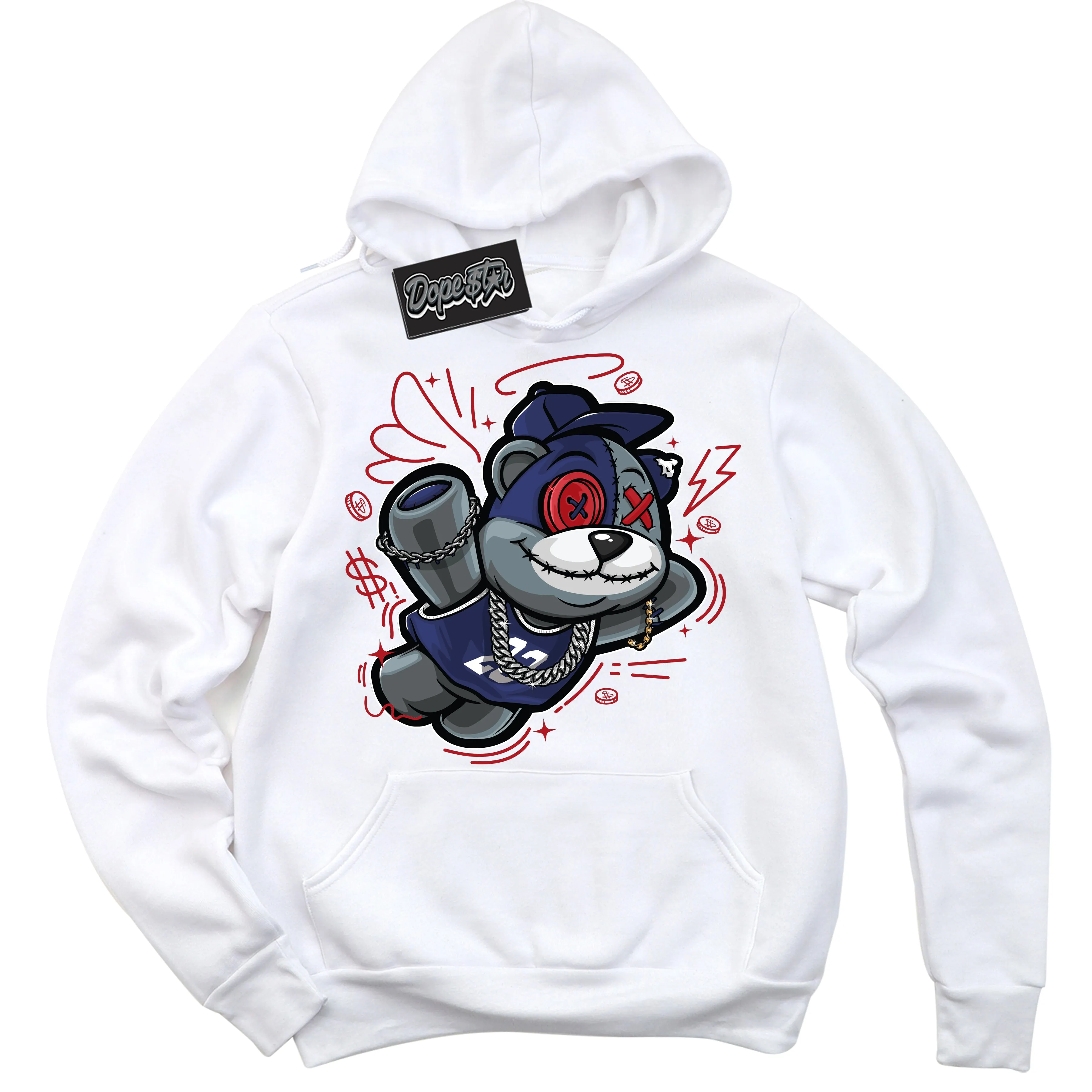 Howard University 1s Sneaker Hoodie Slam Dunk Bear Graphic