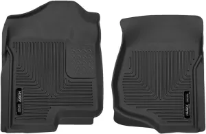 Husky Liners X-act Contour Floor Mats | Fits 2017 - 2022 Honda CR-V | Front Row, 2-pc Black - 52291