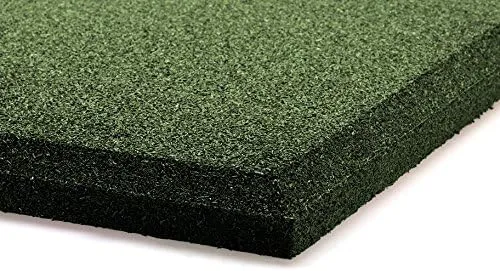 IncStores 2 1/4 Inch Thick Outdoor Playground Mat | Extra Thick Rubber Mat for Grip and Safety Around Backyard Swings, Slides, and Jungle Gyms | 32" x 54"