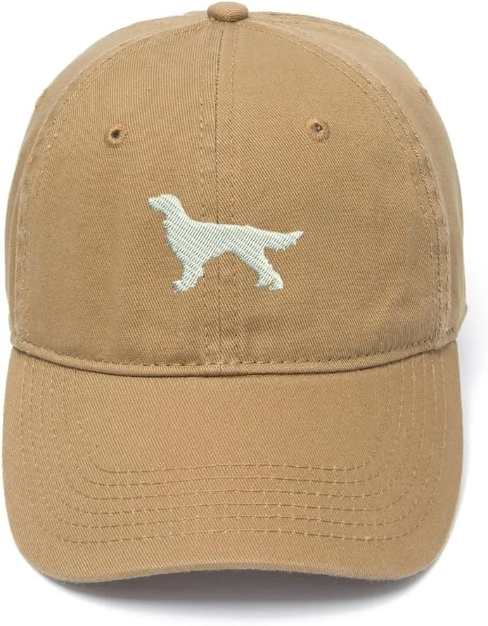 Irish Setter Embroidered Mens Baseball Cap Cotton Washed Baseball Hat