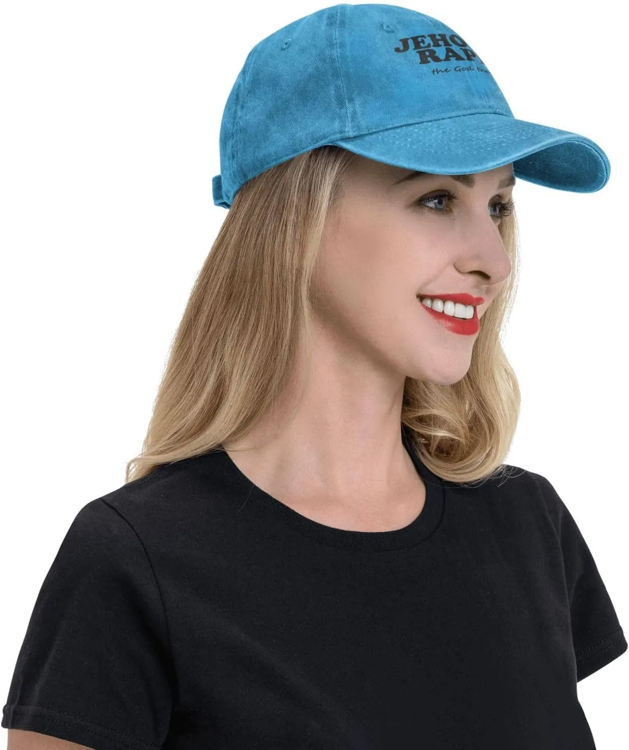 Jehovah Rapha The God Who Heals Baseball Hat Adjustable Classic Dad Hat for Men Women,Black